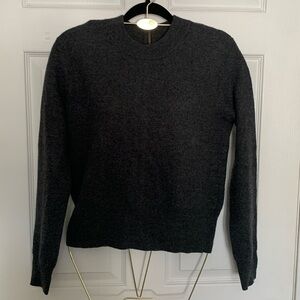 J. Crew Gray 100% Marino Wool Sweater Size S